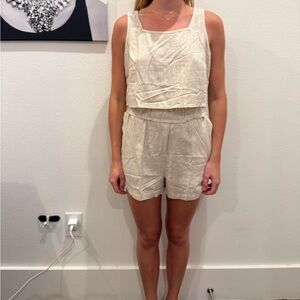 SHEIN Beige Two-Piece Set